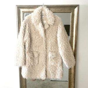 Opening Ceremony Faux Shearling Fur Coat 0 - Small
